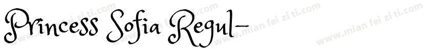 Princess Sofia Regul字体转换